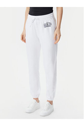 GAP Pantaloni de trening pentru femei gap 889527-02 Albi