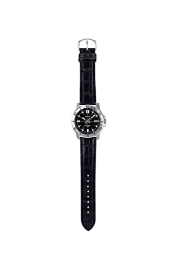 Casio Men's Water Resistant Leather Analog Watch