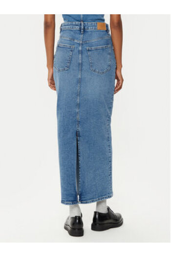Gina Tricot Fustă din denim pentru femei 24062 albastră
