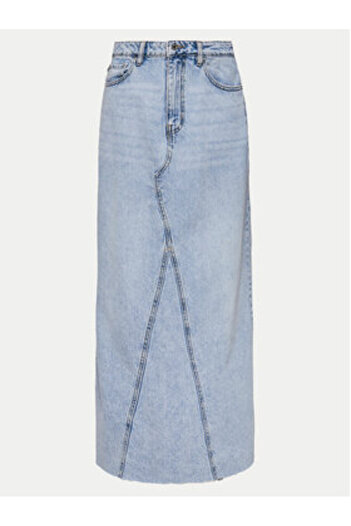 Gina Tricot Fustă din denim pentru femei 21426 albastră