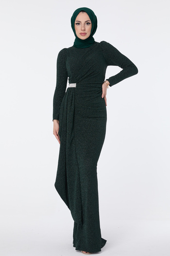 TOFİSA Evening Dress Emerald - 23120