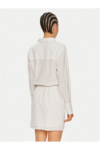 Gina Tricot Women's Shirt Dress 22008 White