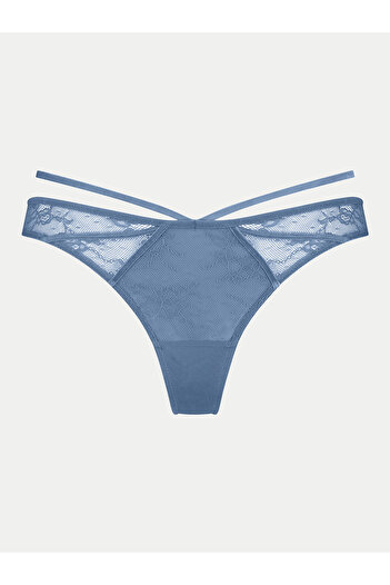 Hunkemöller hunkemoller Tanga pentru femei 204622 Albastru