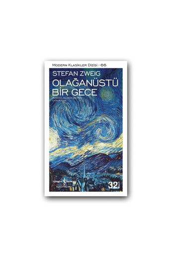 TÜRKİYE İŞ BANKASI KÜLTÜR YAYINLARI Olağanüstü Bir Gece (Karton Kapak) – Stefan Zweig, Modern Klasik Roman