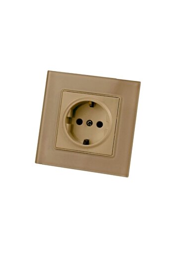 Spin Simple Socket with Golden Tempered Glass Frame