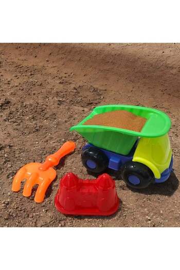 HSM Kids Beach Sand Toys with Bucket and Castle Building Tools