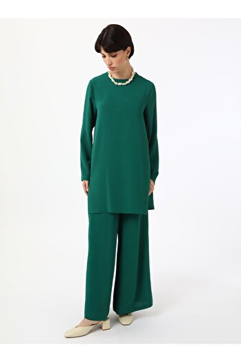 Refka Aerobin Basic Tunic&Pants Double Set - Emerald Green -