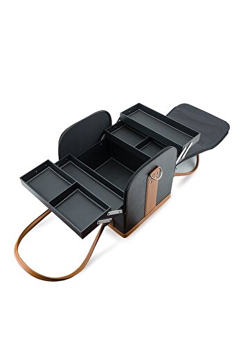 Cupio Shoulder cosmetic bag - Taupe