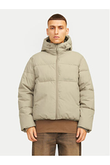 Jack & Jones Jachetă de iarnă pentru bărbați Jack Jones 12260433 Bej