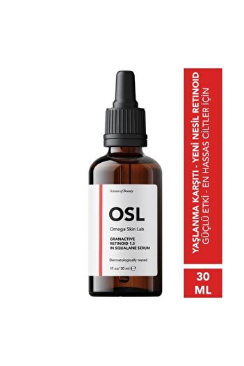 OSL Omega Skin Lab Omega Skın Lab Granactive Retinoid %1.5 In Squalene Serum 30 ml
