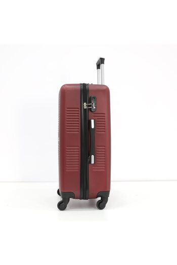 MELIFE 3-piece Hardside Luggage Set, Sizes L 28, M 24, S 20, Red,