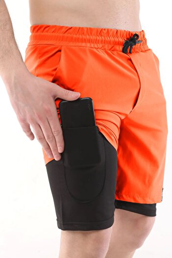 GHASSY CO. Ghassy Co Men's Running Quick Dry Micropolyester with Back Zipper Pocket and Towel Ring Training Fu