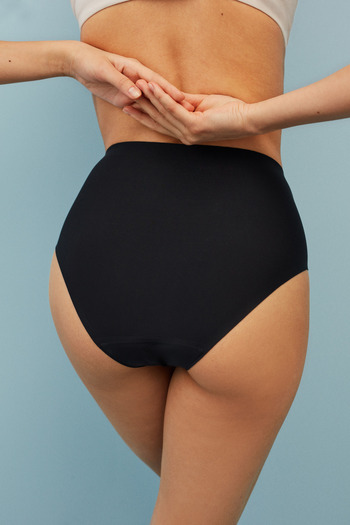 Penti Chiloți negri de sprijin menstrual