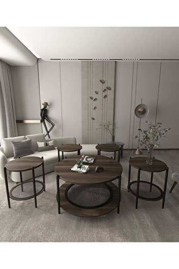 GENERAL ZAHRAT ALFKHAMAH Distinctive reception tables set 5 pieces