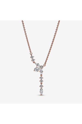 Pandora Shiny necklace with herbarium group - 45cm