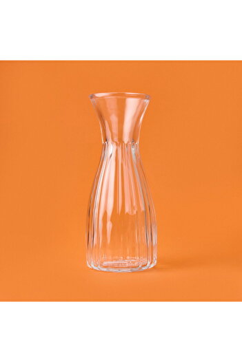 BERRY Glass Vase - Transparent - 25 cm