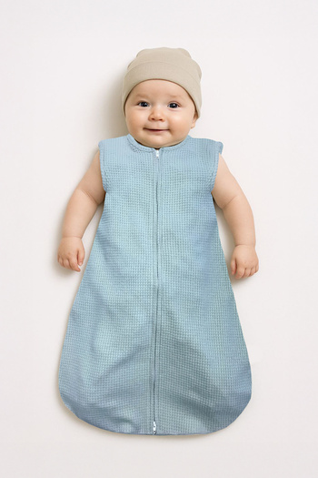 Stork Nino Wearable Double Zipper Baby Blanket Baby Sleeping Bag |   Soft and Comfortable Swaddle