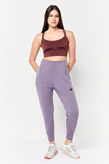 adidas Women Regular Fit Brand Logo Training Sweatpants, Purple