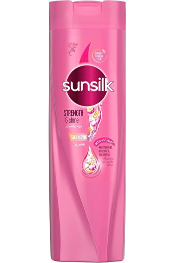 Sunsilk Strength & Shine Shampoo 400ml – For Weak, Dull Hair with Provitamin B5 & Coconut Oil