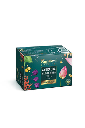 Himalaya Ayurveda Clear Skin Soap – 125 g | Herbal Soap for Clear, Pimple-Free