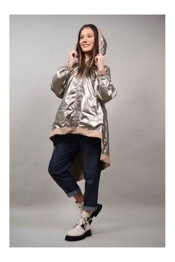 TRENDY.İNG GEACA REVERSIBILA ASIMETRICA OLIENA TALIE UNICA Camel Gold