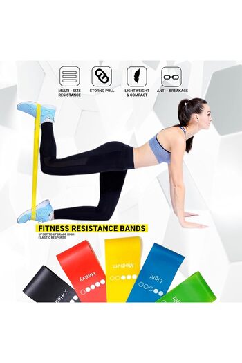 anythingbasic Resistance Loop Bands Set for Squats, Stretching, Strength Training Exercises, Hips & Gluts