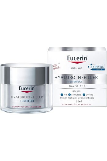 Eucerin Hyaluron Filler Anti-Aging Face Day Cream with Hyaluronic Acid, Plumps up Deep Wrinkles, UVA