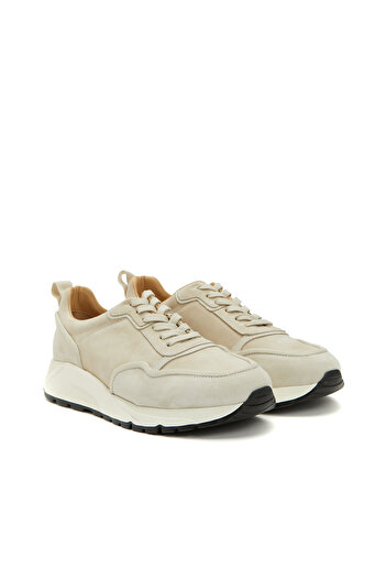 George Hogg Bej Erkek Süet Sneaker
