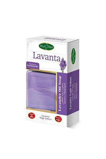 Phytoflora Lavender Oil Soap with Pouch and Soap Dish Gift 125 Gr