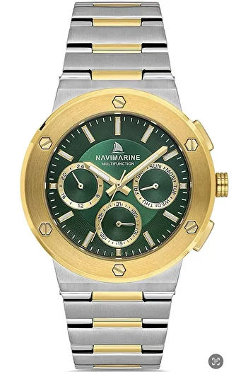 Navimarine 2 Years Warranty Quartz Machinery 3 Atm Waterproof Men Wrist Watch