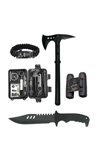Globalport Retail Kit Supravietuire Extreme Survival Pack, 16 in 1, multifunctional, camping/drumetii