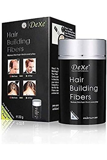 Dexe Classic Necessity Easy to Use Lose Hair Building Fibres, 22 g (Dark Brown)
