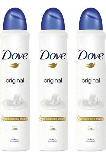 Dove Antiperspirant Deodorant Original, 250ml x 3
