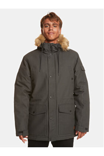 Quiksilver Men's Winter Jacket EQYJK03988 Gray