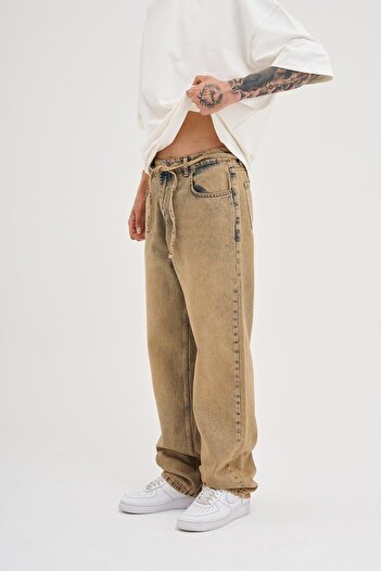 Machinist Men's Oversize Baggy Washed Ice Blue Jean