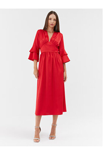 please Women's Cocktail Dress A1VAAYP000 Red