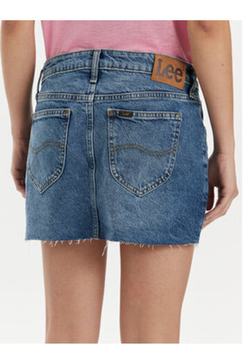 Lee Fustă din denim pentru femei 112349008 albastră