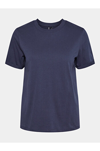 PIECES Women's T-Shirt 17086970 Navy Blue