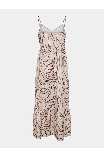PIECES Women's Summer Dress 17146543 Beige