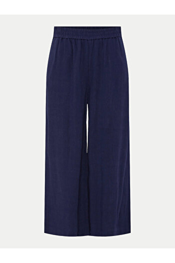 PIECES Women's Culottes 17124361 Navy Blue