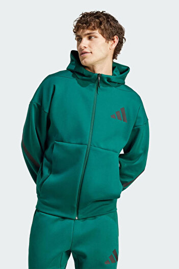 adidas Ανδρικό καθημερινό μονό μπλουζάκι με κουκούλα M Z.N.E. Fz Jf6539