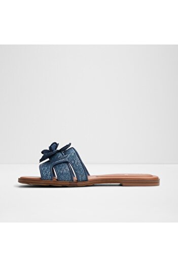 Aldo SEAFLOWER - Kadın Tekstil Denim Düz Bağcıksız Düz Sandalet