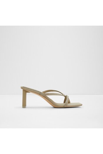 Aldo Γυναικείες παντόφλες με τακούνι SANNE - Khaki