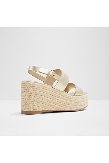 Aldo Keoni - Women's Gold Wedge Heeled Sandals
