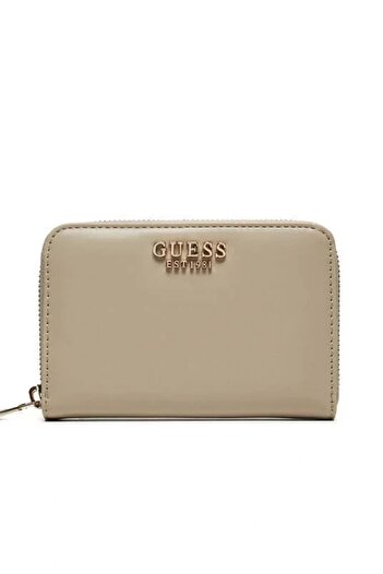 Guess Γυναικείο καφέ πορτοφόλι LAUREL SLG MEDIUM ZIP AROUND SWVC8500140-DRT