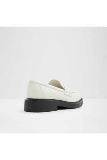 Aldo Verima- Genuine Leather White Women's Loafer