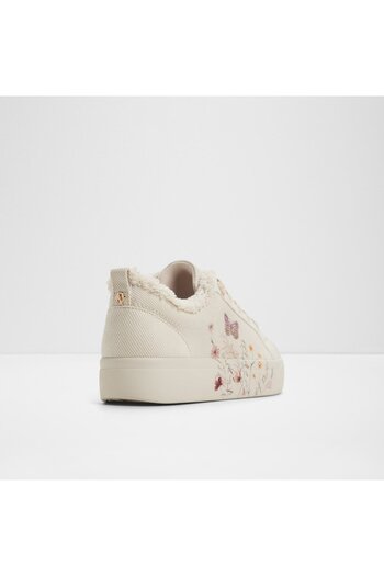 Aldo Wildflowers - Women's Textile Multi Flat Lace-Up Modern Design Sneakers