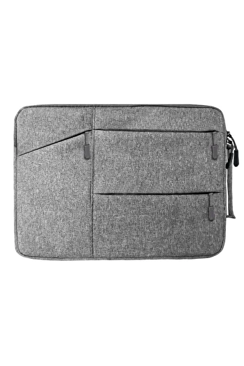 varioshop Geanta pentru laptop VarioShop®, 13.3 inch, rezistenta la apa, 4 buzunare, compatibila cu Apple Mac