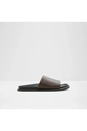 Aldo Gentslide-Genuine Leather Brown Men's Slippers