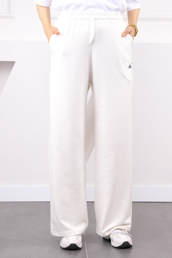 İmajButik Ecru Elastic Waist Modal Sweatpants